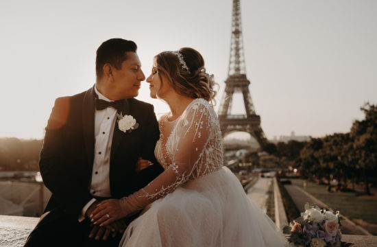 Elopement Wedding in Paris Tour Eiffel trocadero